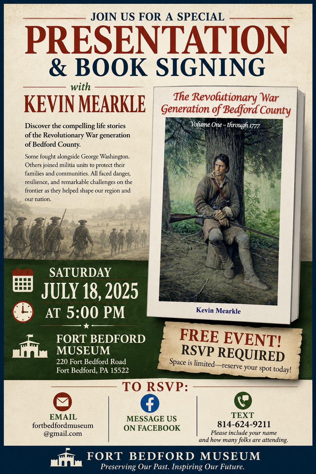 Kevin Mearkle Presentation and Book Signing